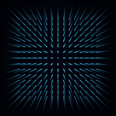 Sonsuz küp arka plan. Vektör çizim.