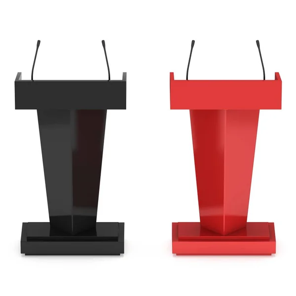 3d Speaker Podium — Stock Photo, Image