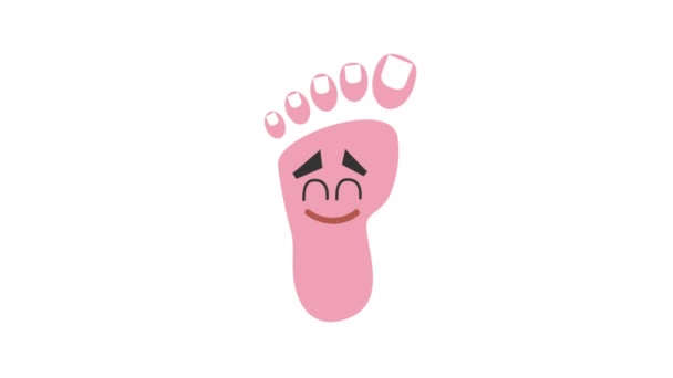 Concept médical de podiatrie des pieds . — Video
