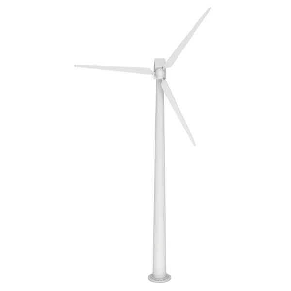 风力涡轮机 3d 渲染 — 图库照片