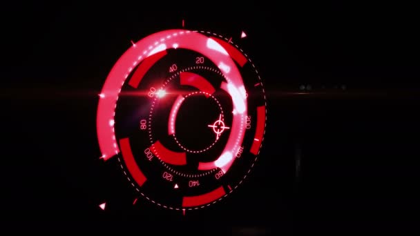 Design de hud de interface futurista — Vídeo de Stock