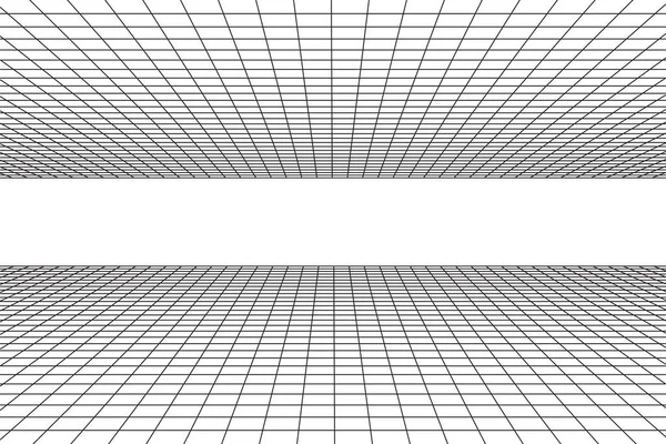 Rasterebene mit horizontaler Linie — Stockvektor