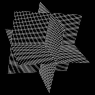 Tel kafes kafes uçak eksen