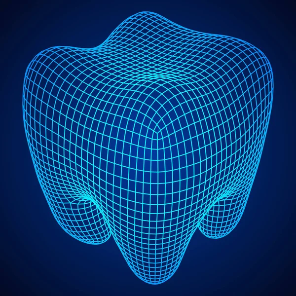 Wireframe ingrijping — Stockvector