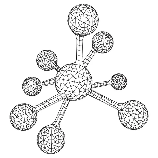 Εικονίδιο γραμμής-μόριο — Διανυσματικό Αρχείο