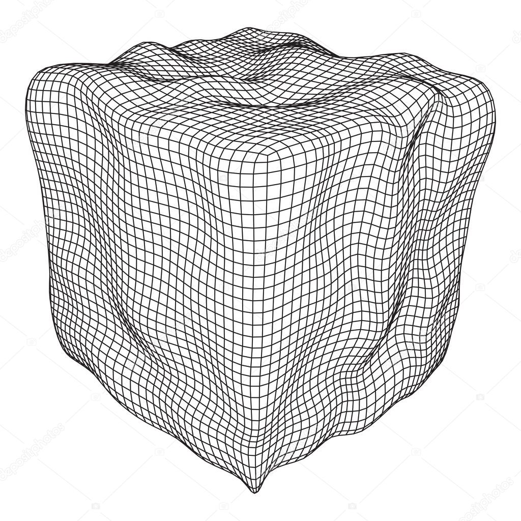 Wireframe Mesh Noise Box
