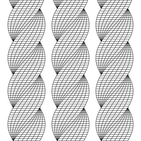 Colonnes torsadées en treillis métallique — Image vectorielle