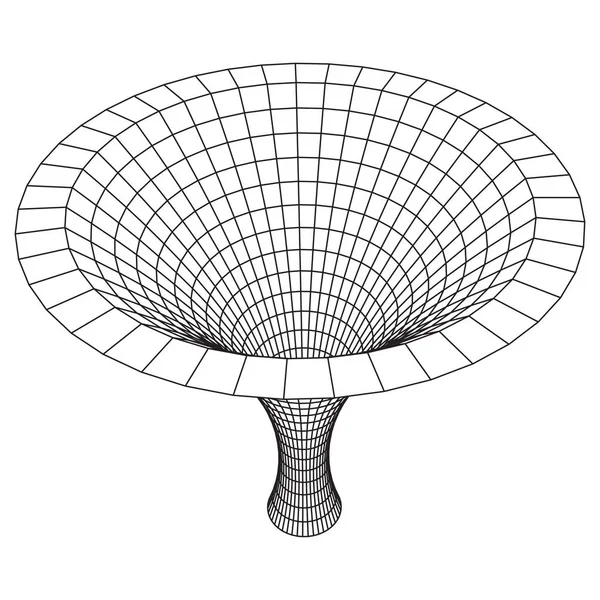 Drahtgittertrichter — Stockvektor