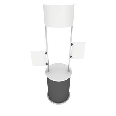 Ticaret göstermek standında durak.