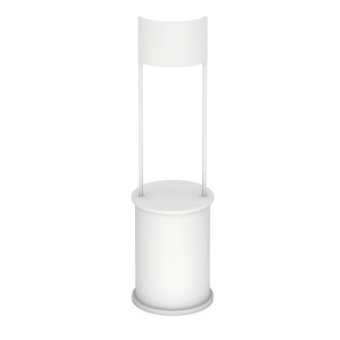 Ticaret göstermek standında durak.