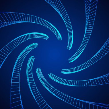 Düşük Poli tel kafes kafes arka plan.