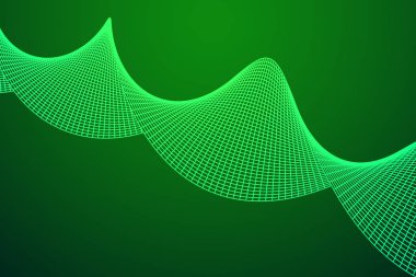 Tel kafes kafes sinüsoidal uçak