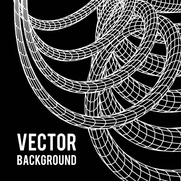 Düşük Poli damar veya tel tel kafes kafes arka plan.