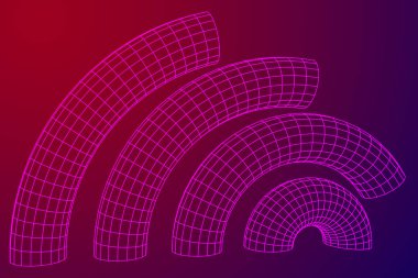 Tel kafes kafes Bend sütun