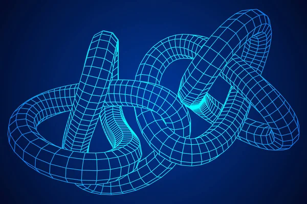 Düşük Poli düğüm veya tel tel kafes kafes arka plan.