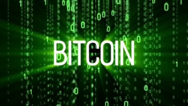 Bitcoin Cripto moneda — Vídeos de Stock