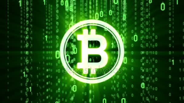 Cripto валюта bitcoin — стокове відео