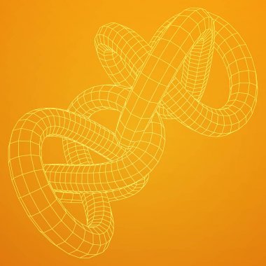 Düşük Poli düğüm veya tel tel kafes kafes arka plan.