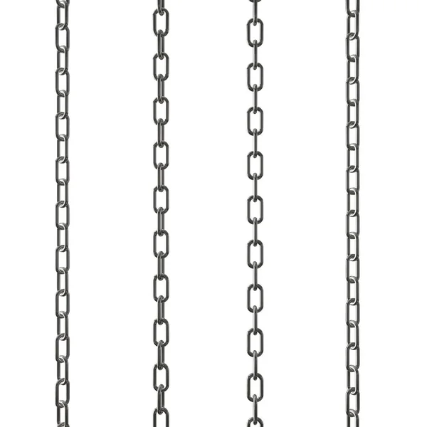 Metal Chain links 3d — Stock Photo, Image