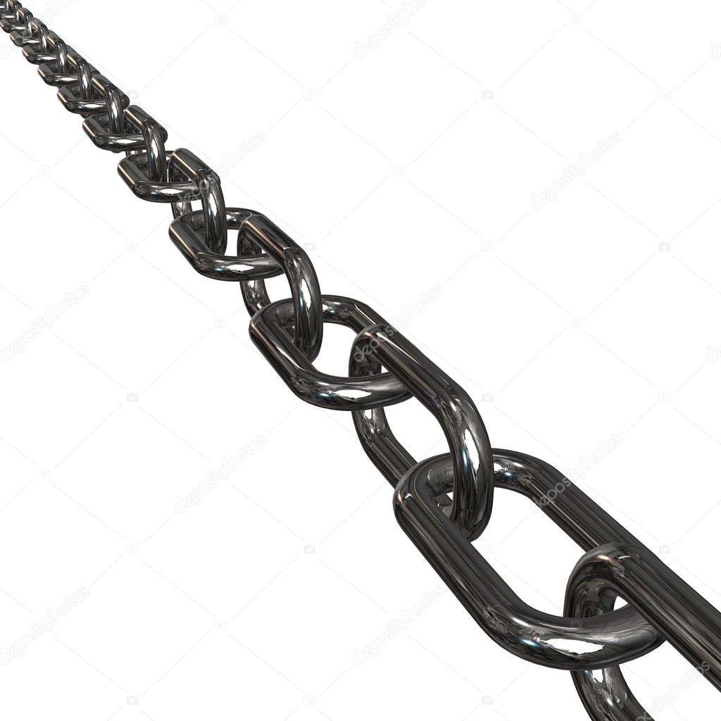 Metal Chain links 3d