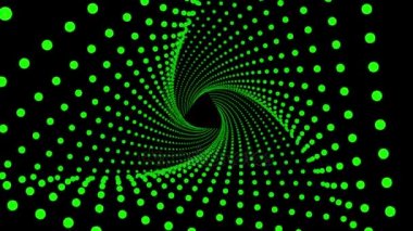 3B soyut üçgen tünel