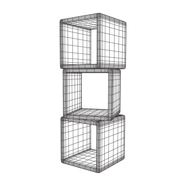 Ürün ekran 3d kutular.