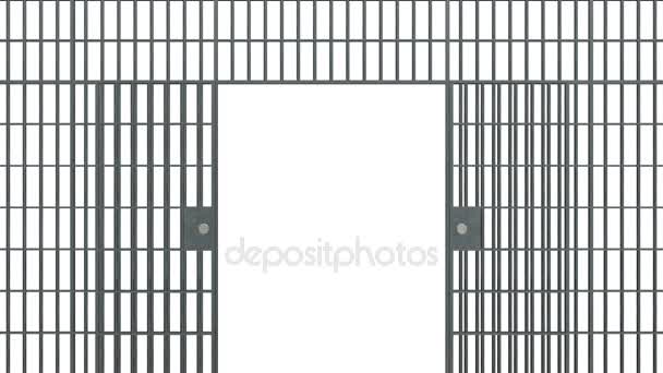 Barres de prison ouvertes 