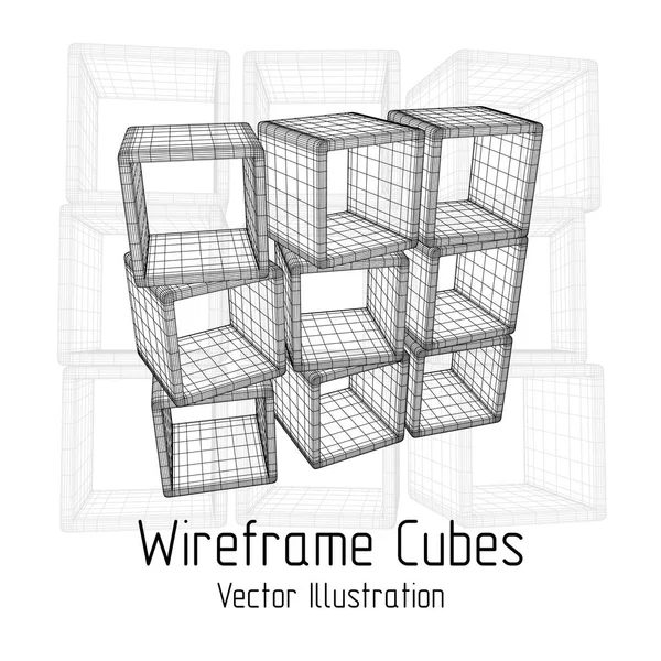 Produkt display boxar 3d. — Stock vektor