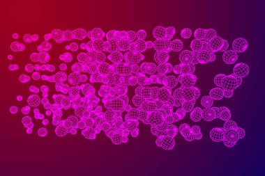 Tel kafes küre Mesh akışı