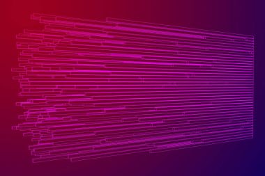 Büyük veri görselleştirme vektör kavramı