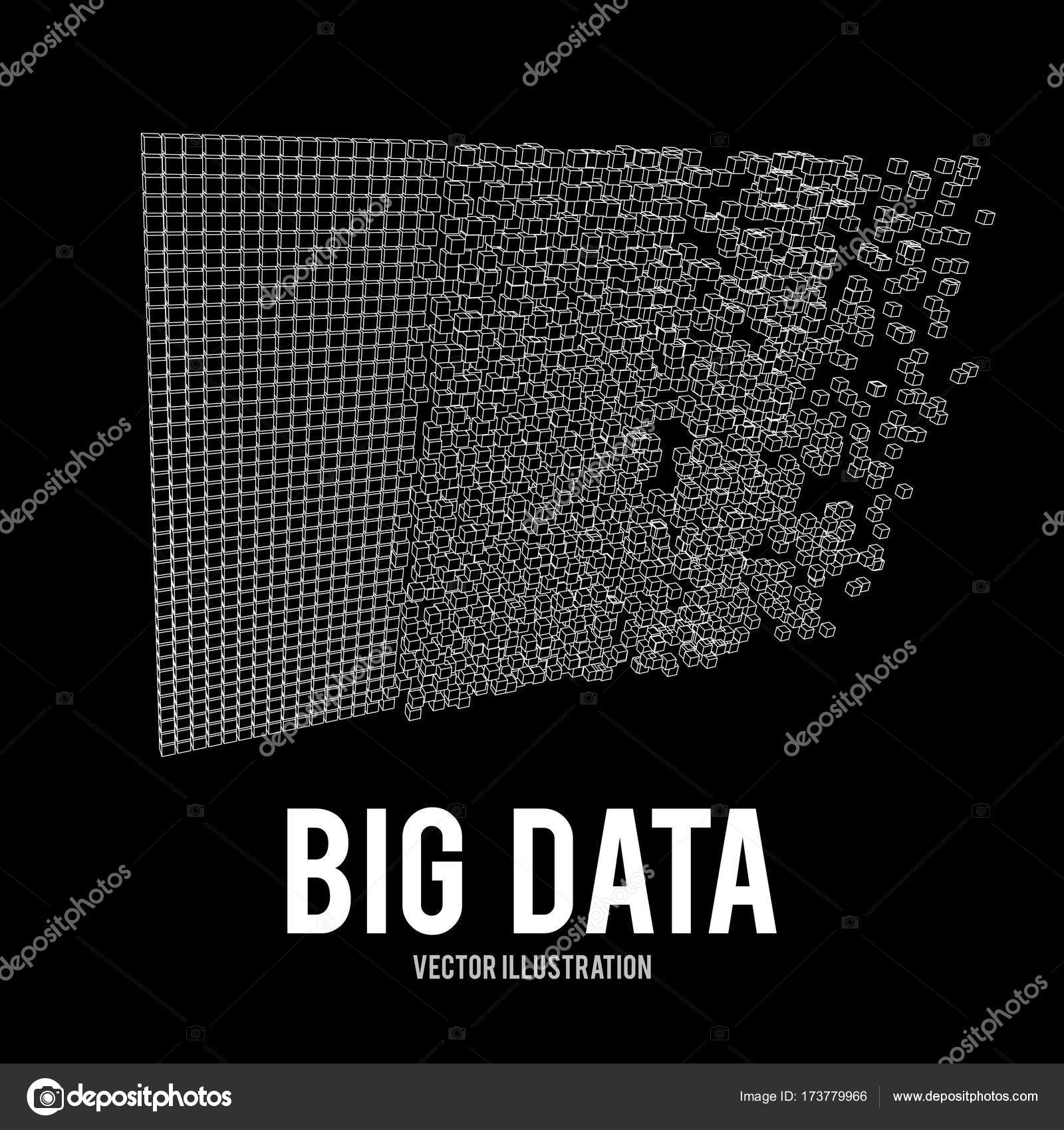 Big data visualization vector concept Stock Vector Image by ©newb1 ...