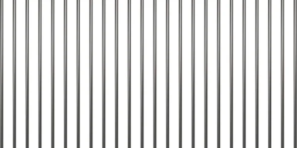 Prison bars isolated on white — Stock Vector