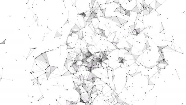 Абстрактна мережа, що рухається тлом . — стокове відео