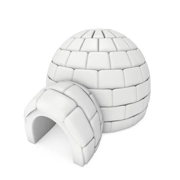 Igloo lodownia 3d — Zdjęcie stockowe