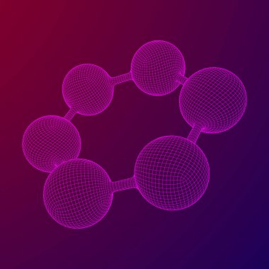 Tel kafes kafes altıgen molekül