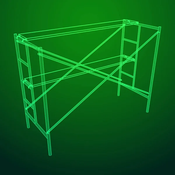 Vecteur de construction échafaudage — Image vectorielle