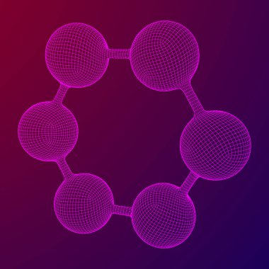 Tel kafes kafes altıgen molekül