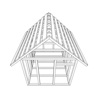 Tel çerçeve çerçeveleme evi