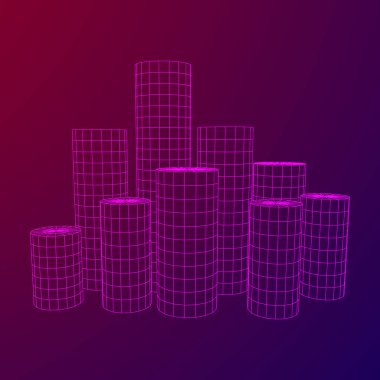 Mesh silindir şehir dizi