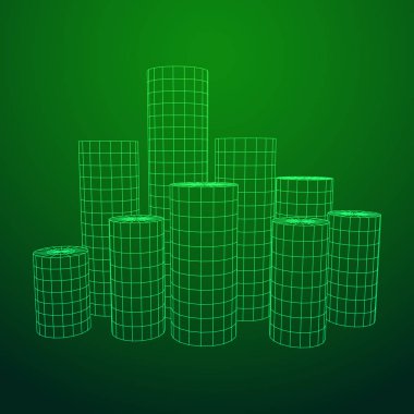 Mesh silindir şehir dizi