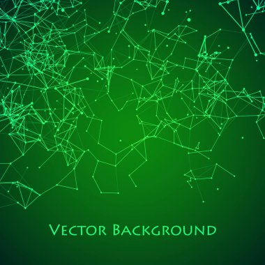 Soyut ağ pleksus arka plan.