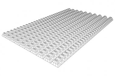 Ses Geçirmez kapsama modelinin tel kafes