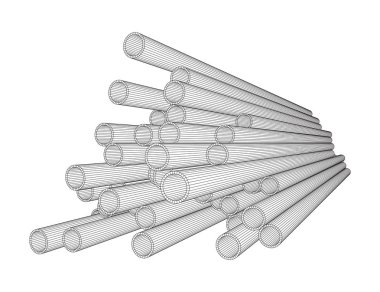 Tel kafes Metalurji yuvarlak borular