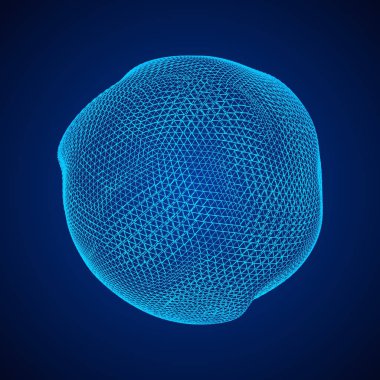 Soyut tel kafes küre