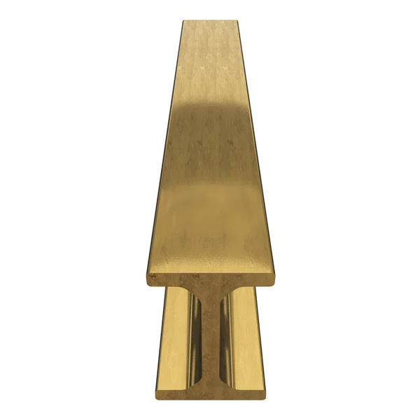 Guld metallurgi beam — Stockfoto