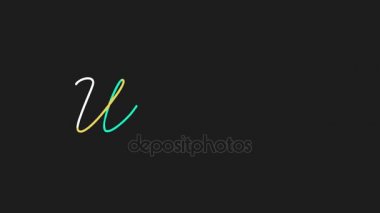 Hoş geldiniz motion grafik animasyon