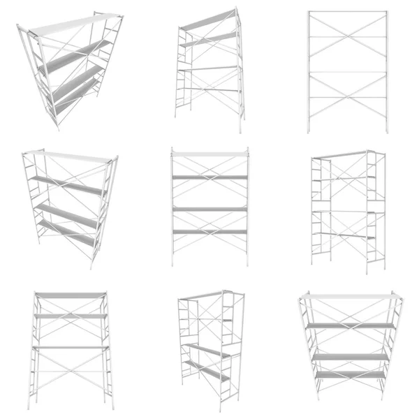 Andaimes construção de metal — Fotografia de Stock