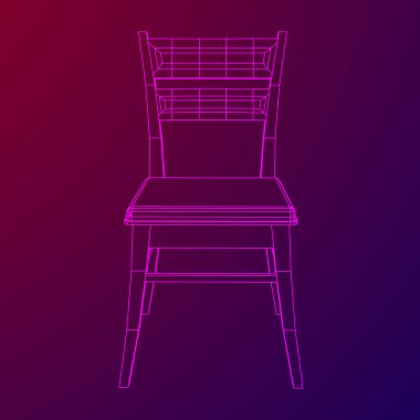 Sandalye arkalık tel kafes ile