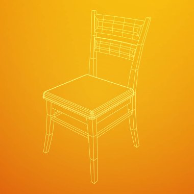 Sandalye arkalık tel kafes ile