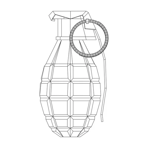 矢量手炸弹 — 图库矢量图片